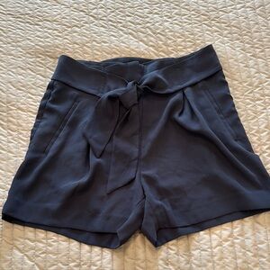 H&M Navy High Waist Women's Shorts